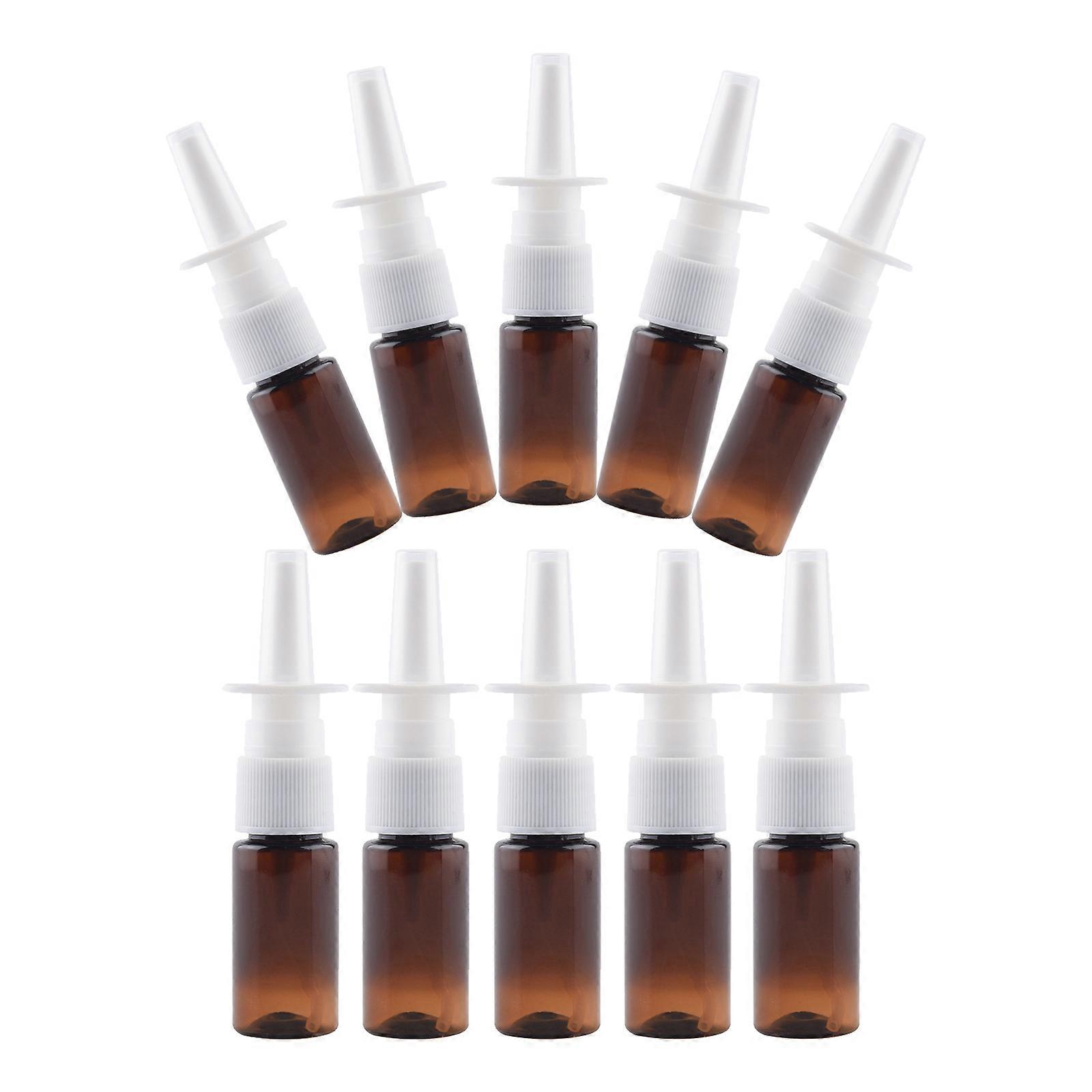 Nasal Spray Bottle Leak Proof Refillable Spray Bottle for Liquid Storage 10Pcs