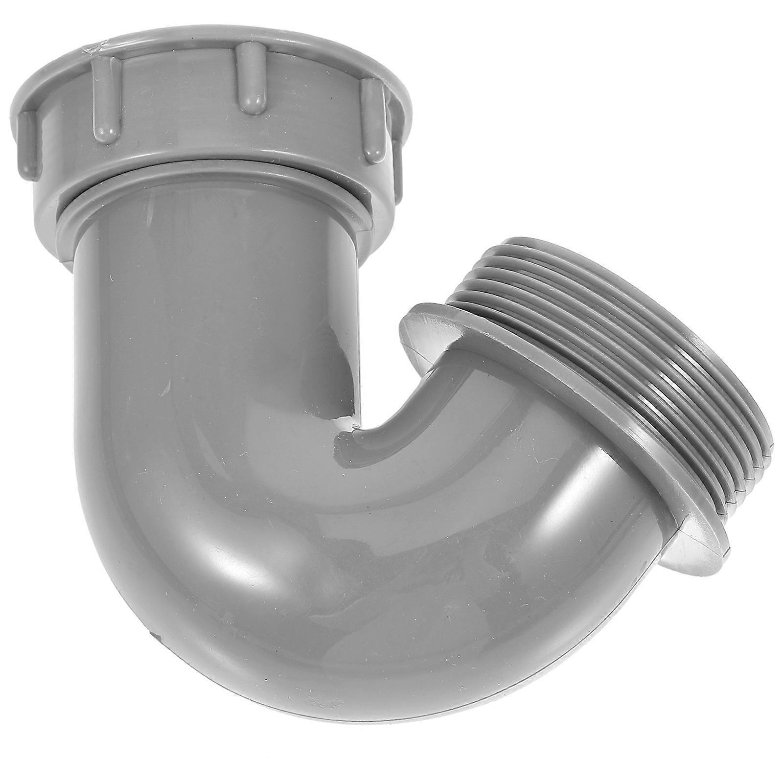 Kitchen Sink Drain Connector 2Pcs V-Shaped Odor-Proof Drain Adapter Easy Installation for Plumbing Upgrade in Home