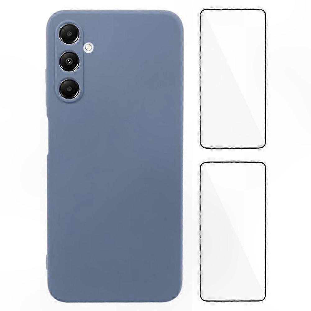 Soft TPU Case with 2Pcs Screen Protector for  Galaxy A05s 4G Precise Camera Cutout Shockproof Cover