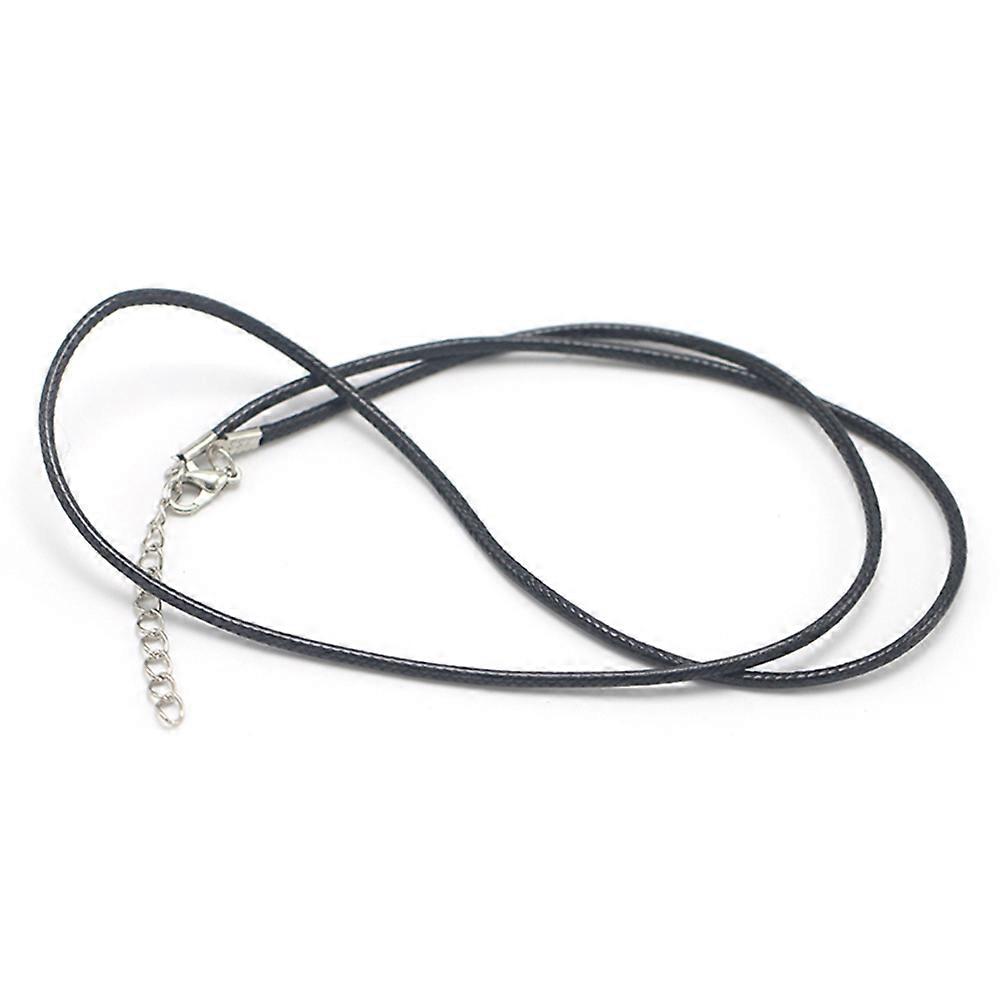 Lobster Clasp Cord String For DIY Jewelry Making 20Pcs Black Necklace Accessories Crafting Projects