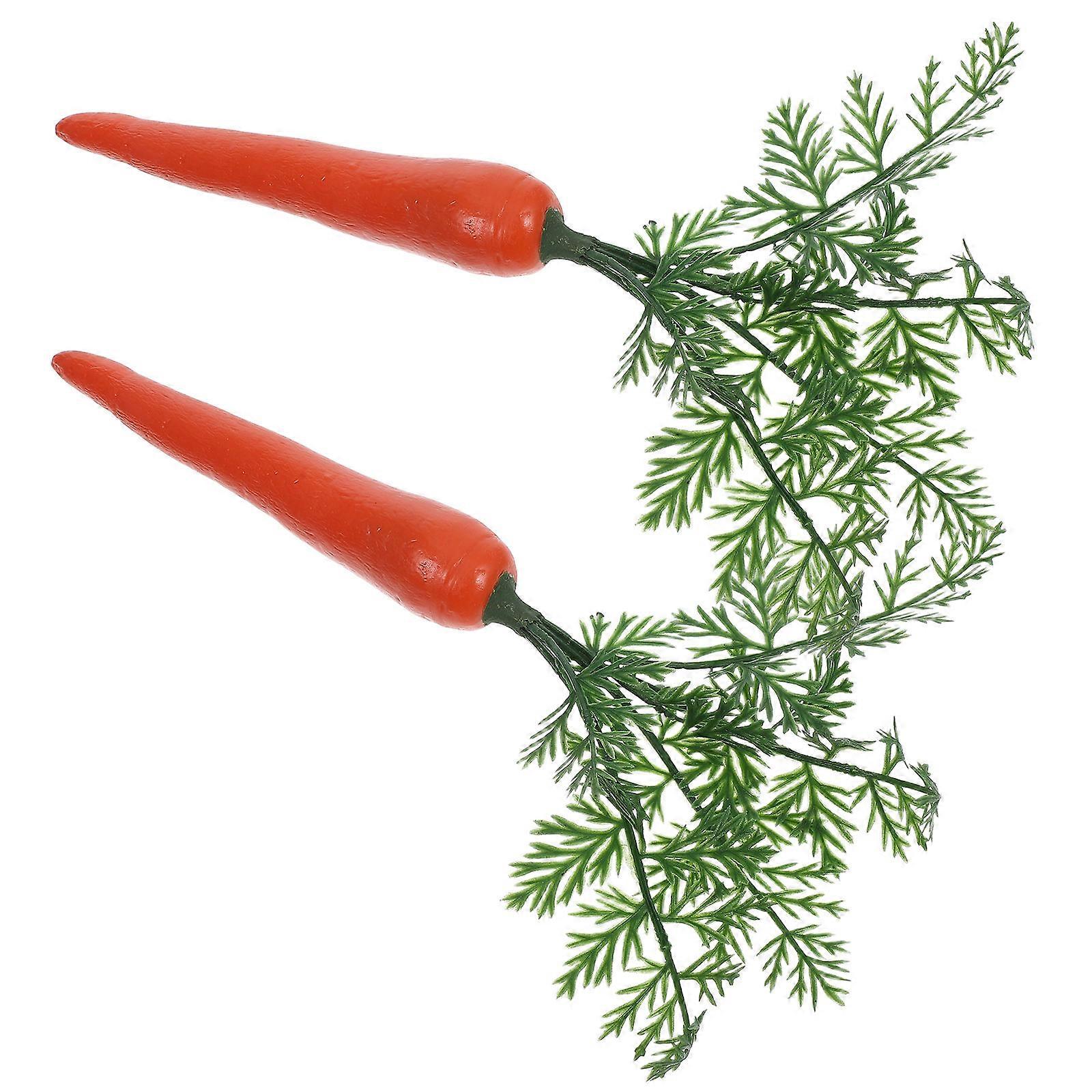 Simulation Carrot Decorative Carrot Toy for Decoration 10 Pieces