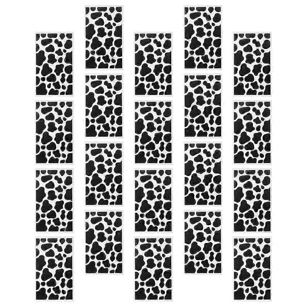 Cow Print Sticker for Decor 20 Sheets Creative Cow Spots Pattern Decal