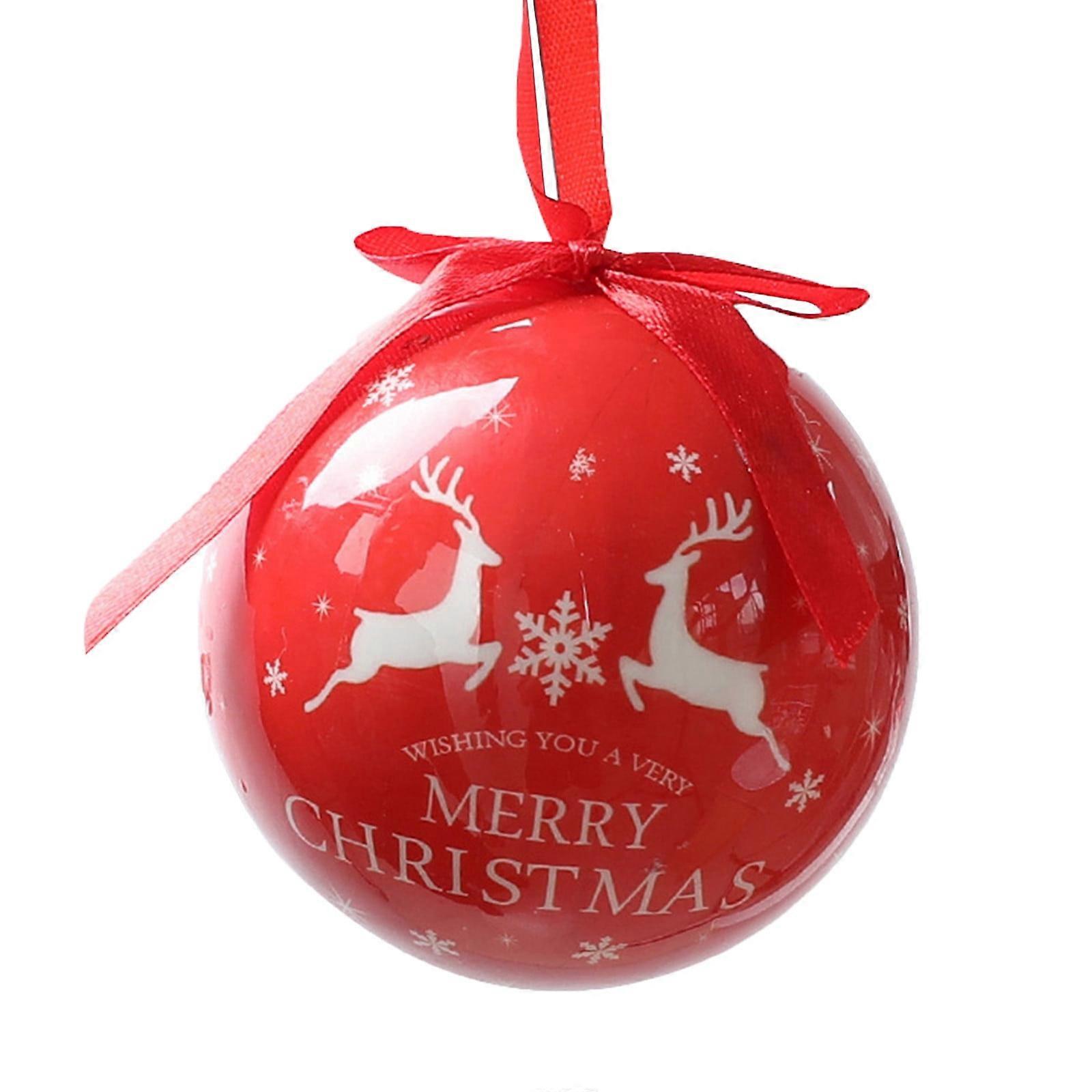 IUYT6 2.8" Holiday Ball Ornament, Multi-style Light Bulb Tree Decor for Family Party, Compatible with Holiday Use