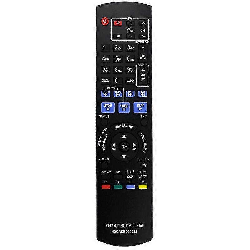 Replace N2QAKB000082 Remote Control for Panasonic Blu-Ray Disc Player DMP-BD65 Dmp-BD45 25-26