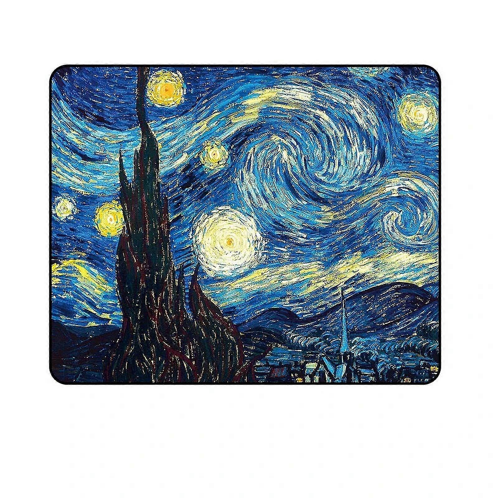 Cool Starry Sky Space Small Gaming Mouse Pad Locking Edge Mat PC Computer Laptop Mouse Pad Gamer Soft Office Mice Mats 18x22cm