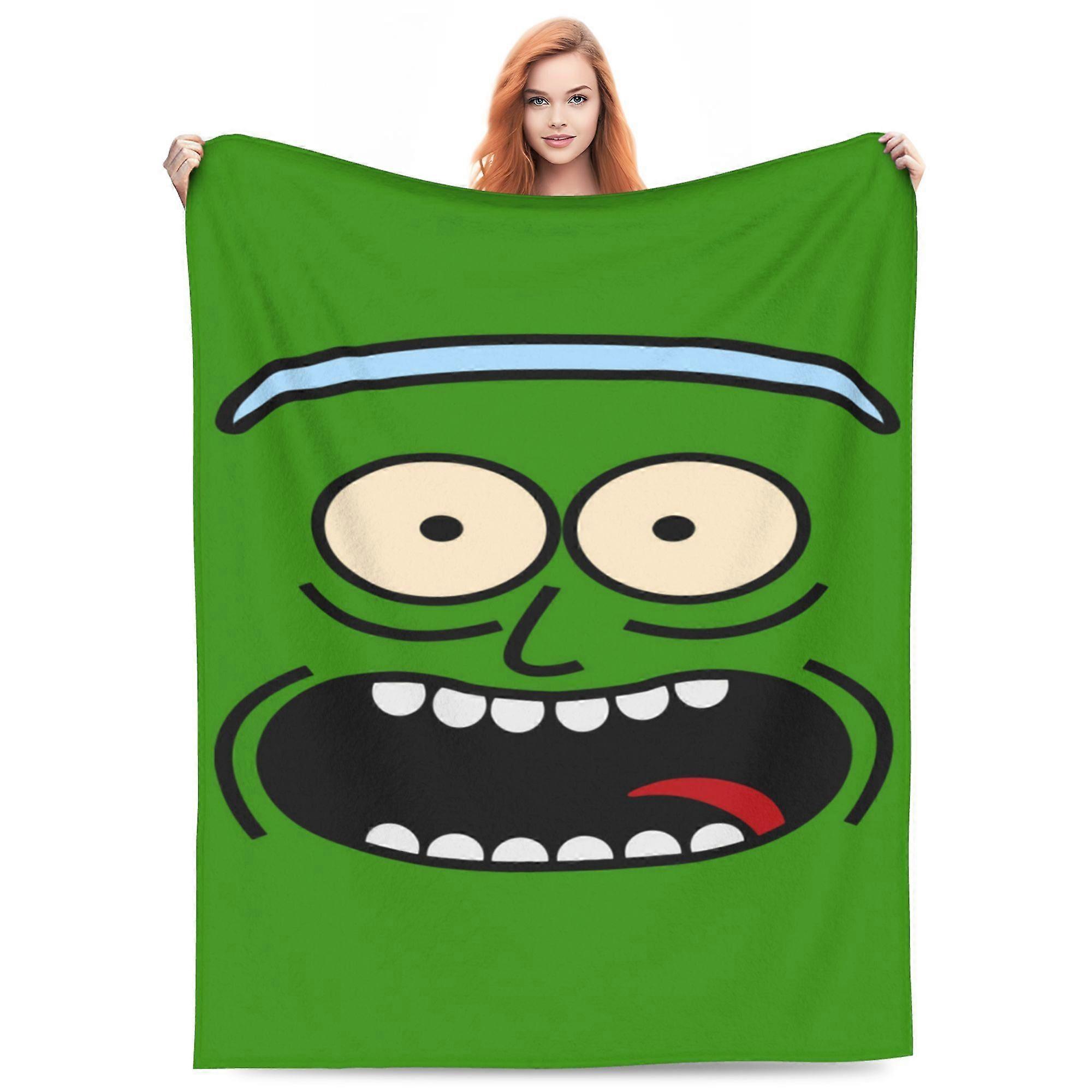 rick i morty Cartoon Blanket dla dzieci Nastolatek Dorosły, Ultra Soft Przytulny Luksusowy Polarowy Koc Do Kanapy Rozkładanej Sofy, hufhf42