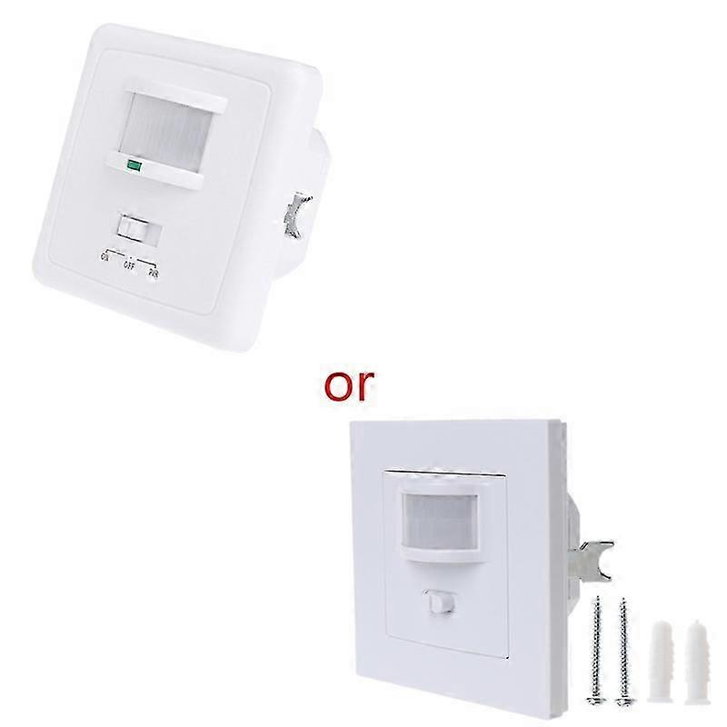 PIR Infrared Motion Activated Wall Switch 220-240V AC Easy to Install