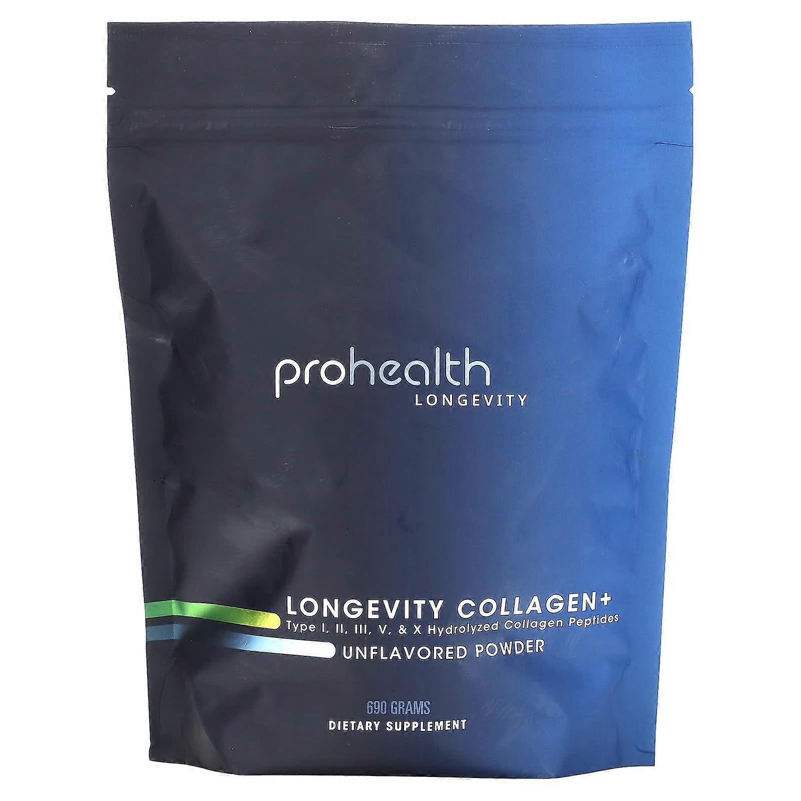 Longevity Collagen+, Unflavored, 690 g