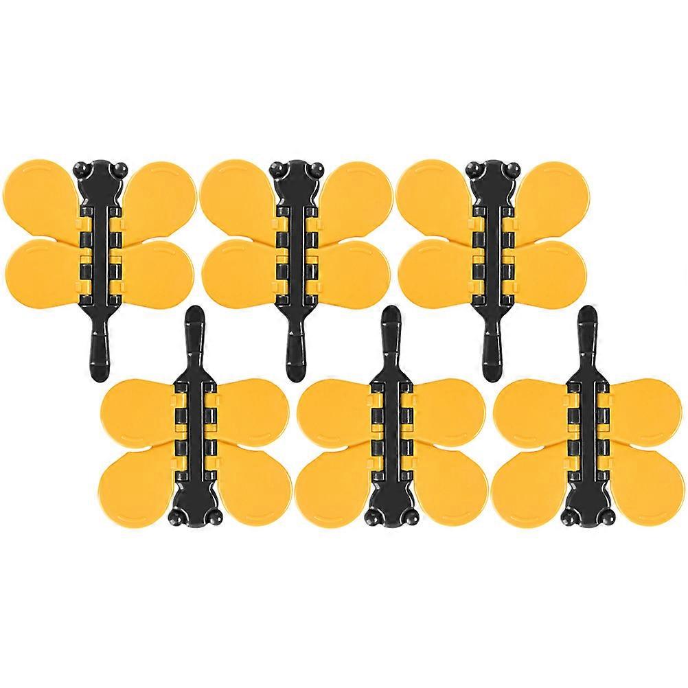 Child Safety Window Locks Sliding Door Locks for Home Use 6Pcs Orange