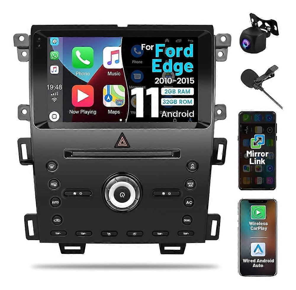 Stereo Radio for Ford Edge 2010-2015 Android Carplay 2+32G