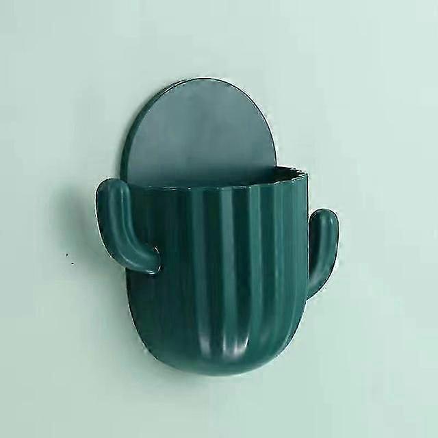 حامل فرشاة الأسنان المنزلية الجدار الذاتي ذاتية اللصق سلس الصبار تخزين الرف ماكينة حلاقة المنظم استنزاف الجرف اكسسوارات الحمام