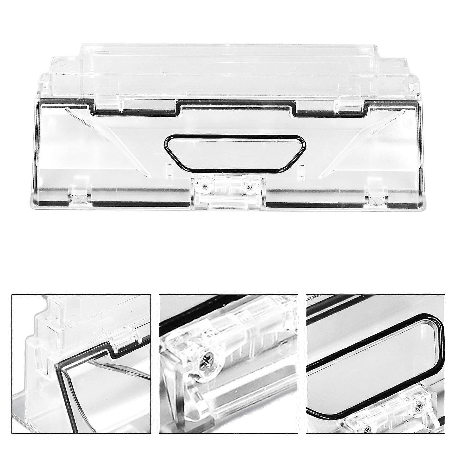 Robot Vacuum Dust Collection Box ABS Robot Vacuum Cleaner Dust Bin Box Replacement for Mijia 1S 