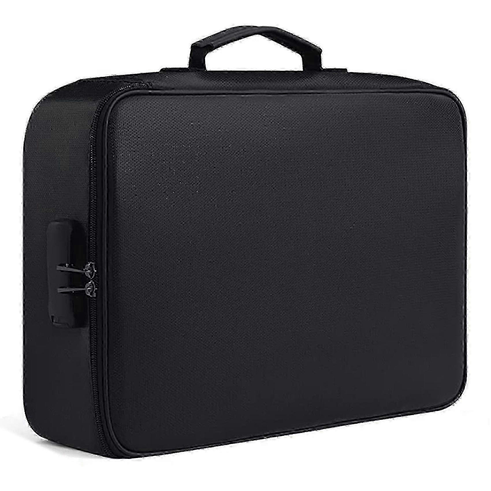 Fireproof and Waterproof Document Bag with Lock - Portable for Home, Office & Travel