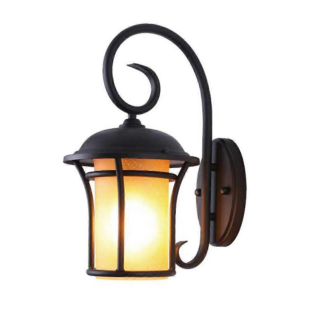 Lamp Wall Sconces Outdoor Wall Lantern Exterior Photocell Porch Light Wall Mount Waterproof Black Sconce For House Garage