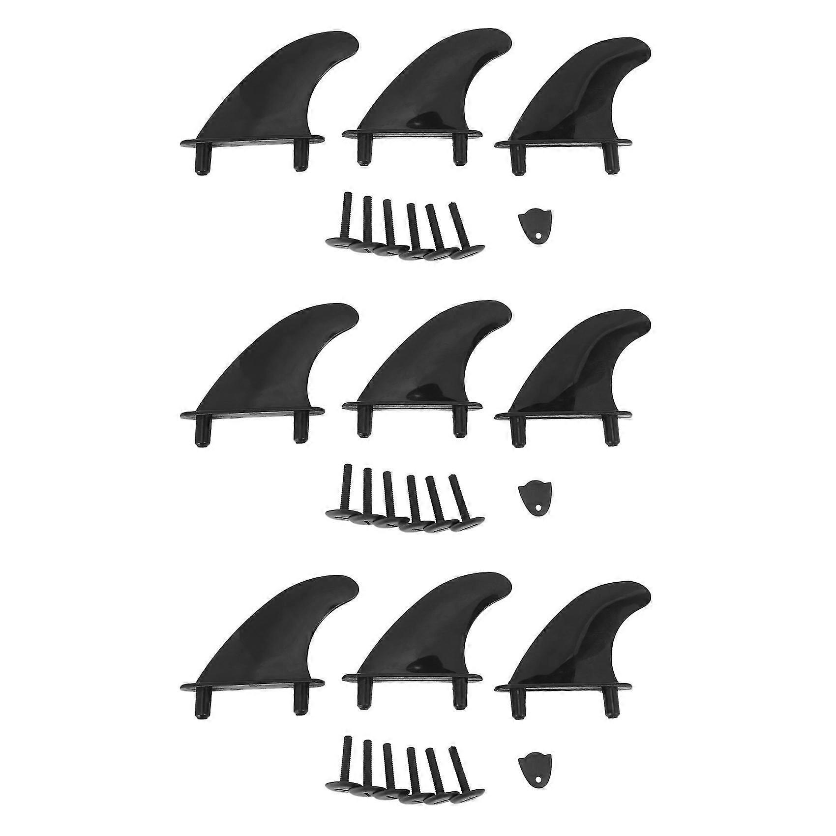 3xサーフボードフィンキットソフトトップサーフボードフィンフォームサーフボードアクセサリーサーフィン愛好家のためのアクセサリー