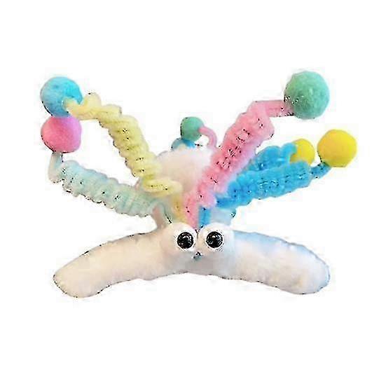 Hair Claw Clips Fluffy Plush Hold Dopamine Barrette Jaw Clamp Strong Color Handmade Spring