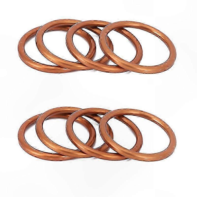 Exhaust Pipe Gasket Kits, 4x 8x 12x Replacement for Motorcycle Engines 650cc 900cc 1000cc, Compatible with Multiple Models, Durable Seal Fix Kit