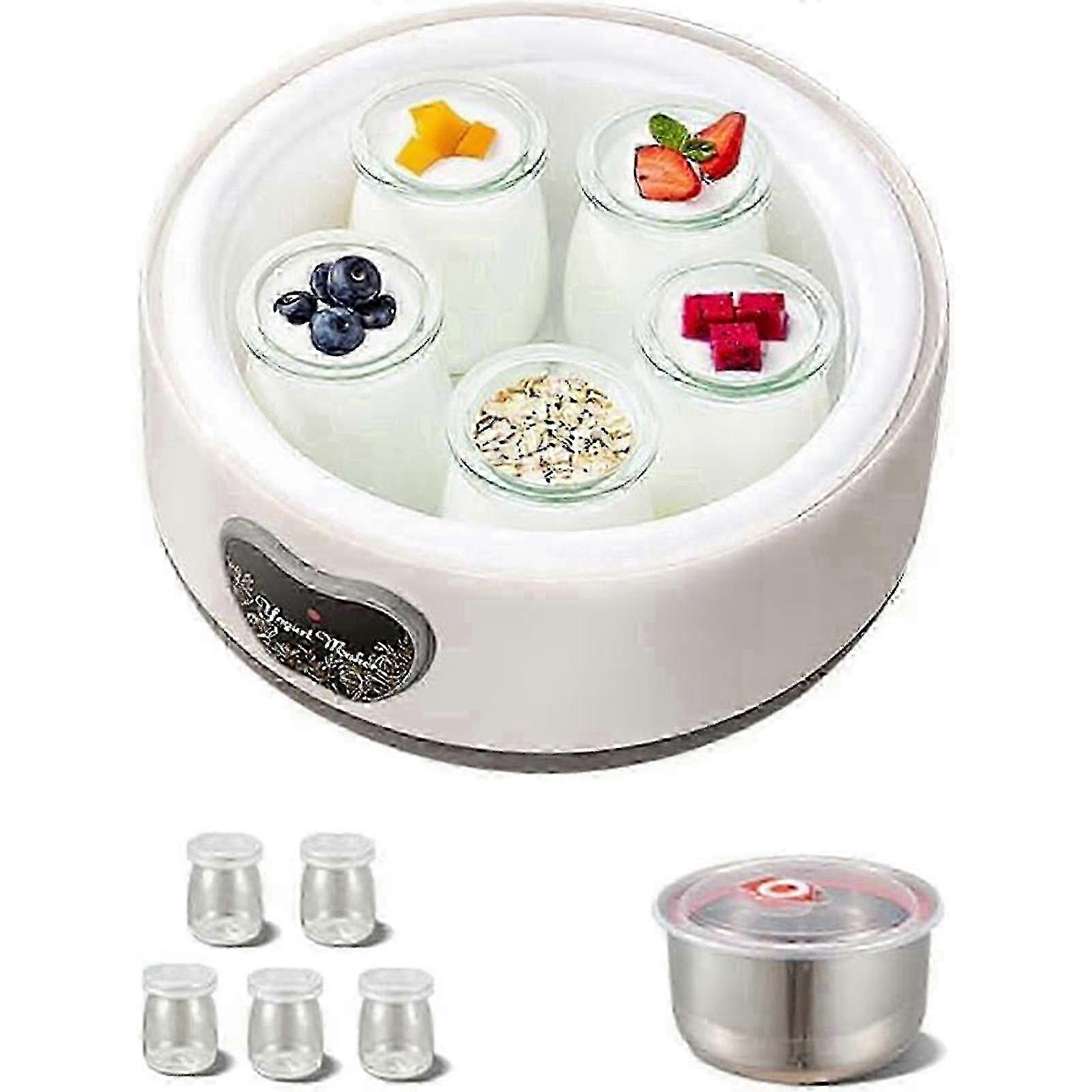 Ultimate Temperature and Time Control Probiotic Yogurt Maker with Adjustable 2025