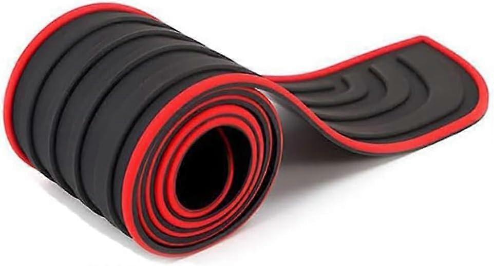 Car Door Sill Protector Black Red Rear Bumper Protector