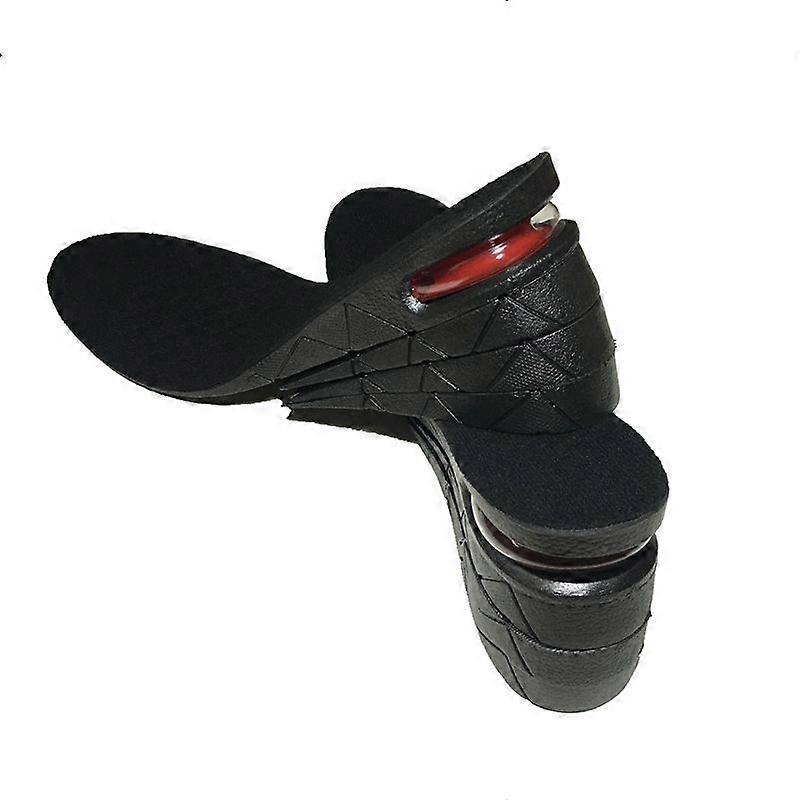3-layer orthotic insoles with air chamber for the heel, with reinforcement pad.