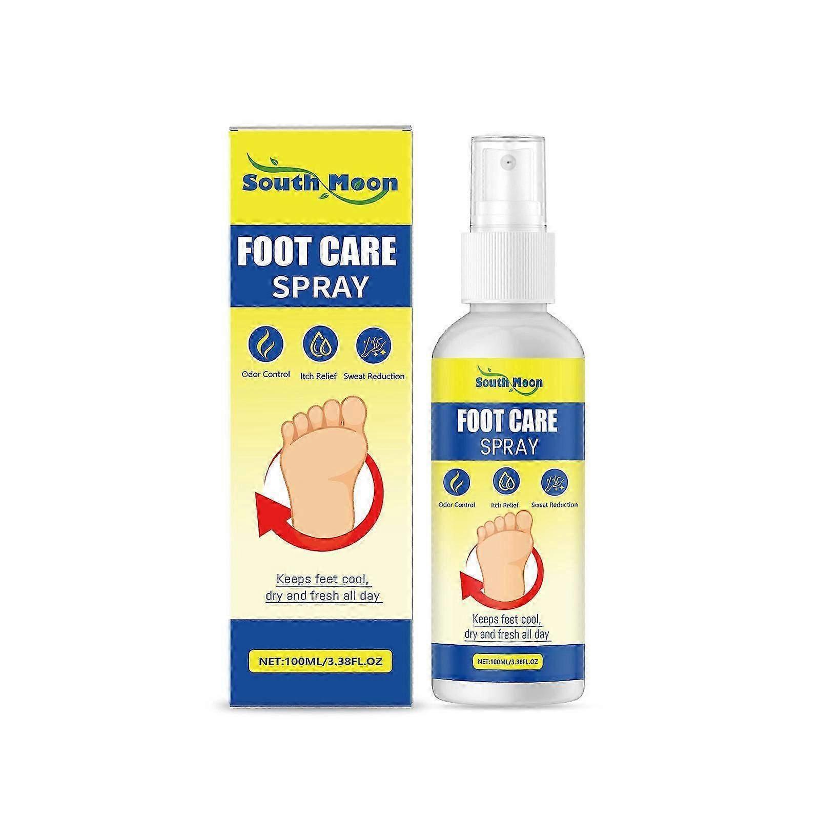 South Moon Foot Care Spray Is Gentle, Refreshing And Comfortable. It Provides A Comfortable Sweat Sensation And Is Convenient For Daily Use On Shoes A