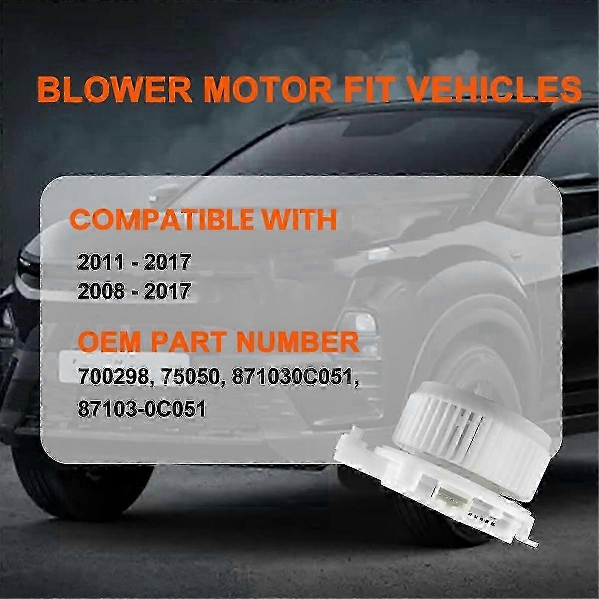 New Air Conditioner Blower for Sequoia 2008-2017 & Sienna 2011-2017 CT200H CT20 with Part Number 87103-0C051