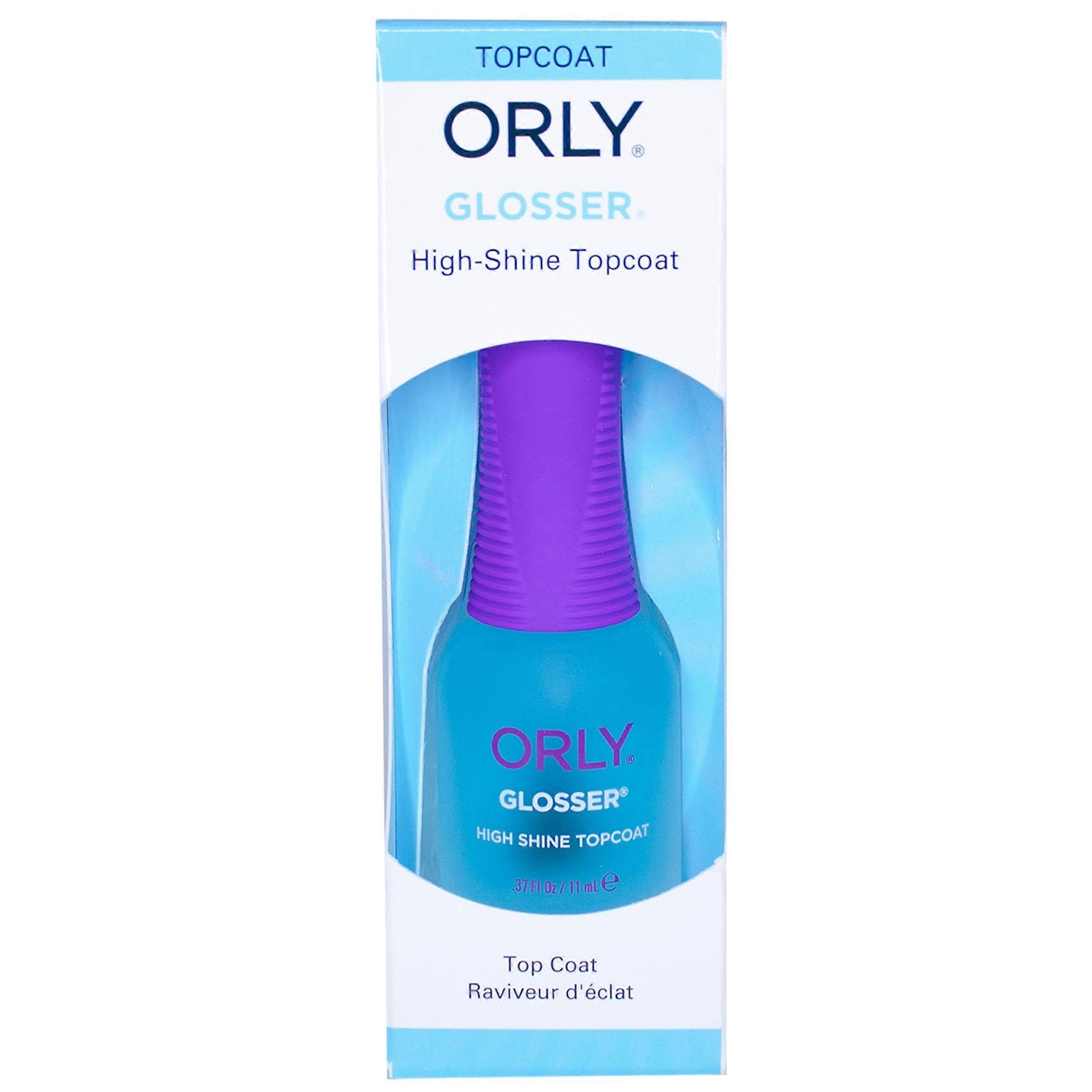 Orly Glosser 高光泽指甲面漆，0.37 盎司