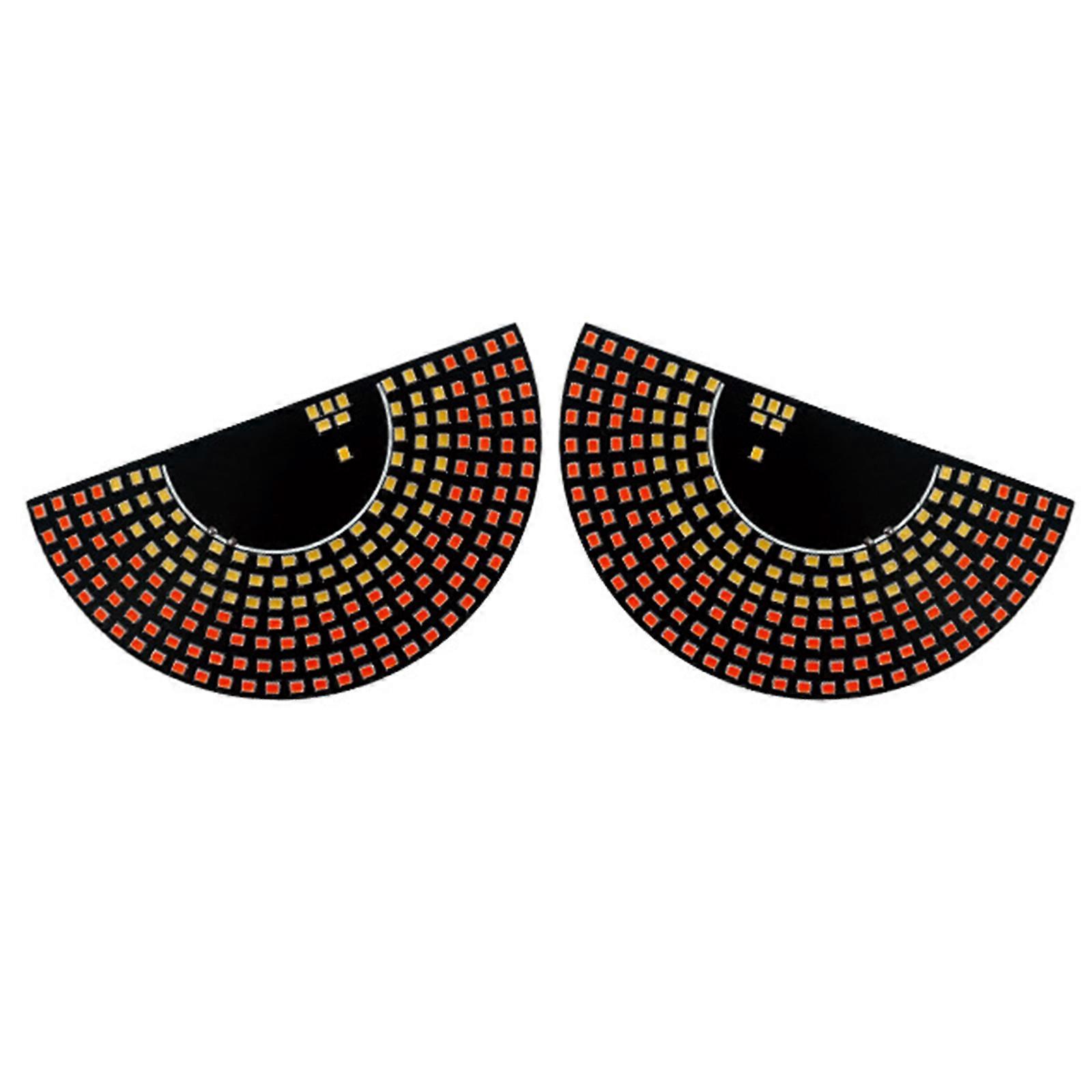 Flexible LED Car Lamp Programmable Devil Eye Light Eye Catching LED Car Display for Creative Vehicle & Business Lighting Multicolor