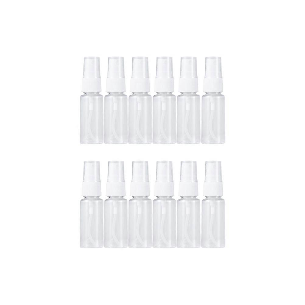 12Pcs 100ml Transparent Spray Bottle Makeup Bottles Press Pump Bottle Subpackaging Bottles
