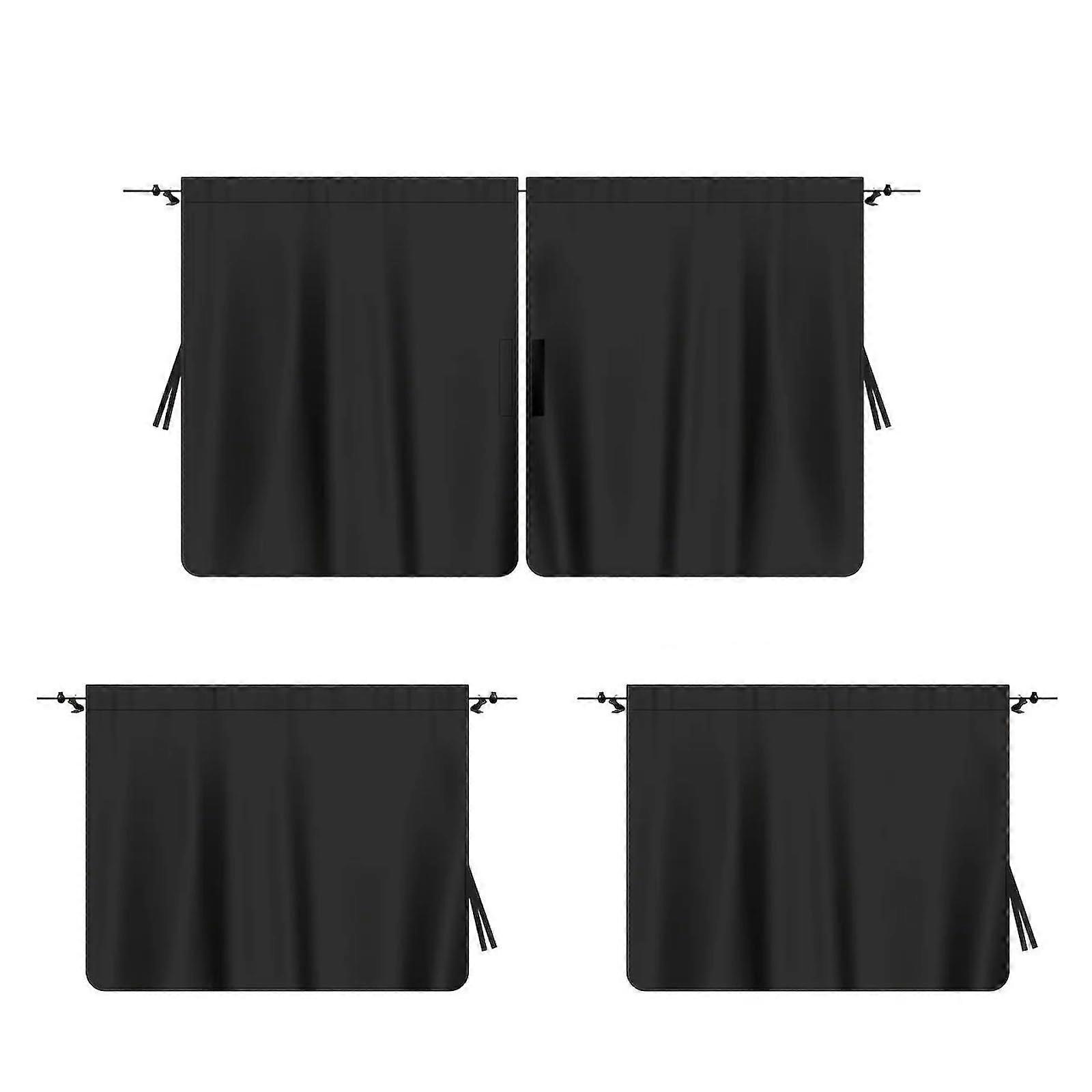 Window Sunshade Car Window Shade Privacy Curtain Between Rear Seat Blackout Curtain