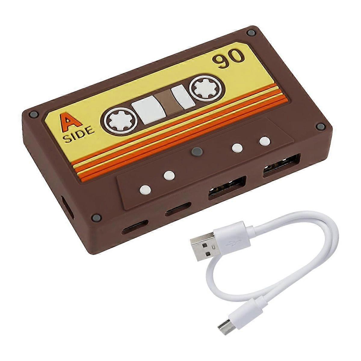 4 Ports USB Hub Dock Station Expansion Splitter High Speed Network Switch Converter Ethernet Splitte