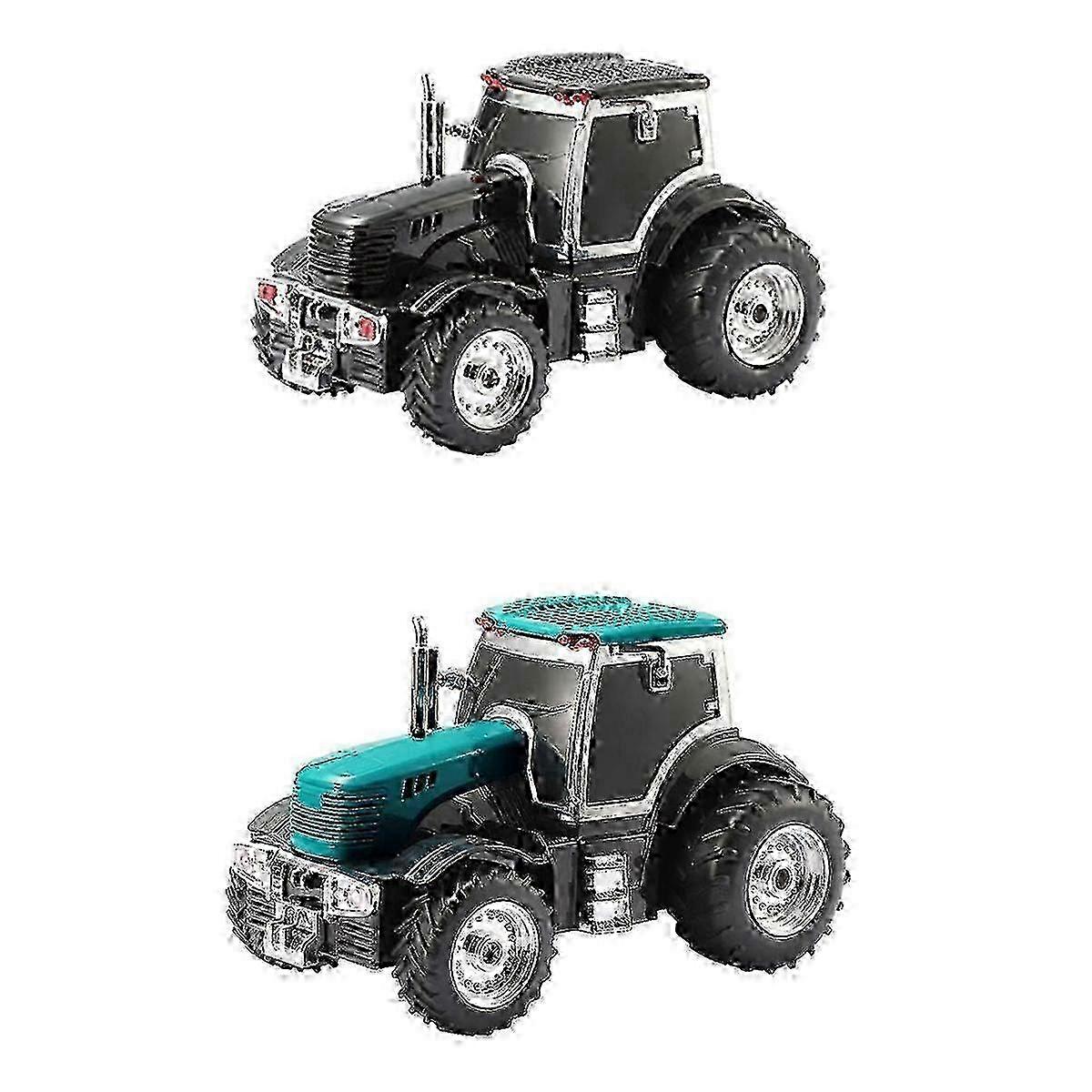 WS-560 Tractor Wireless Bluetooth Speaker -LED Light Support TF Card FM Radio Stereo Music Player Bluetooth Speaker B