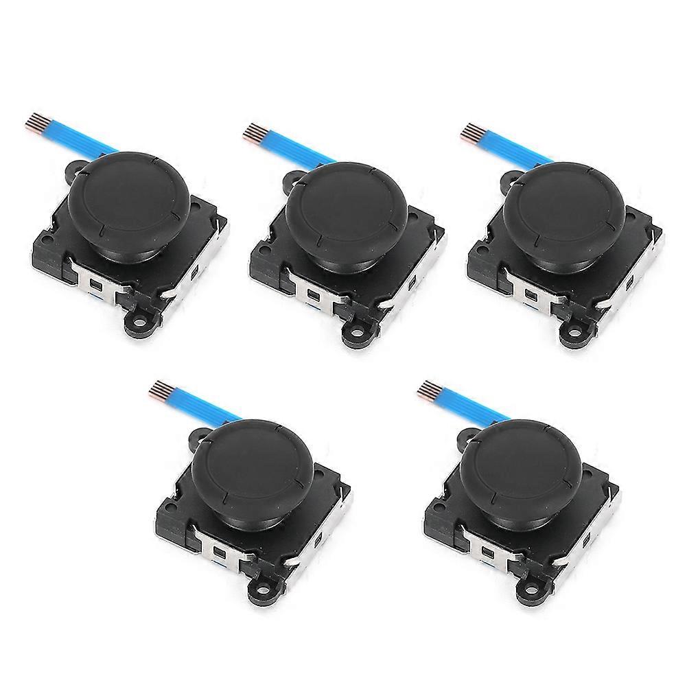 5Pcs Three Dimensional Joystick Button Gamepad with Screwdriver for Switch Game Machine