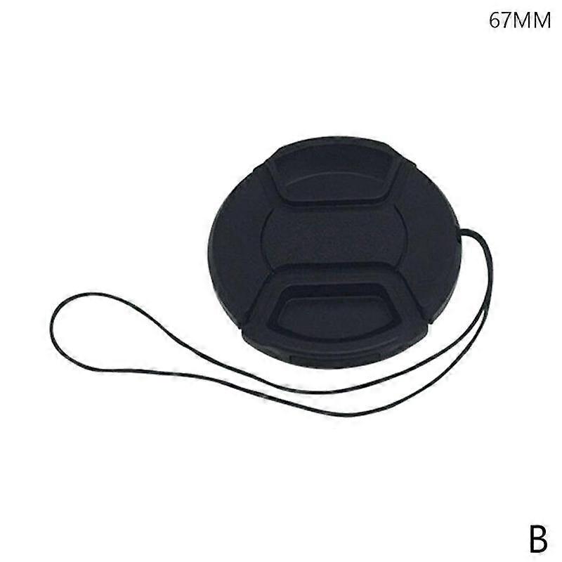 Snap On Lens Cap Universal Fit Easy Install Protects Camera Lens From Dirt Scratches