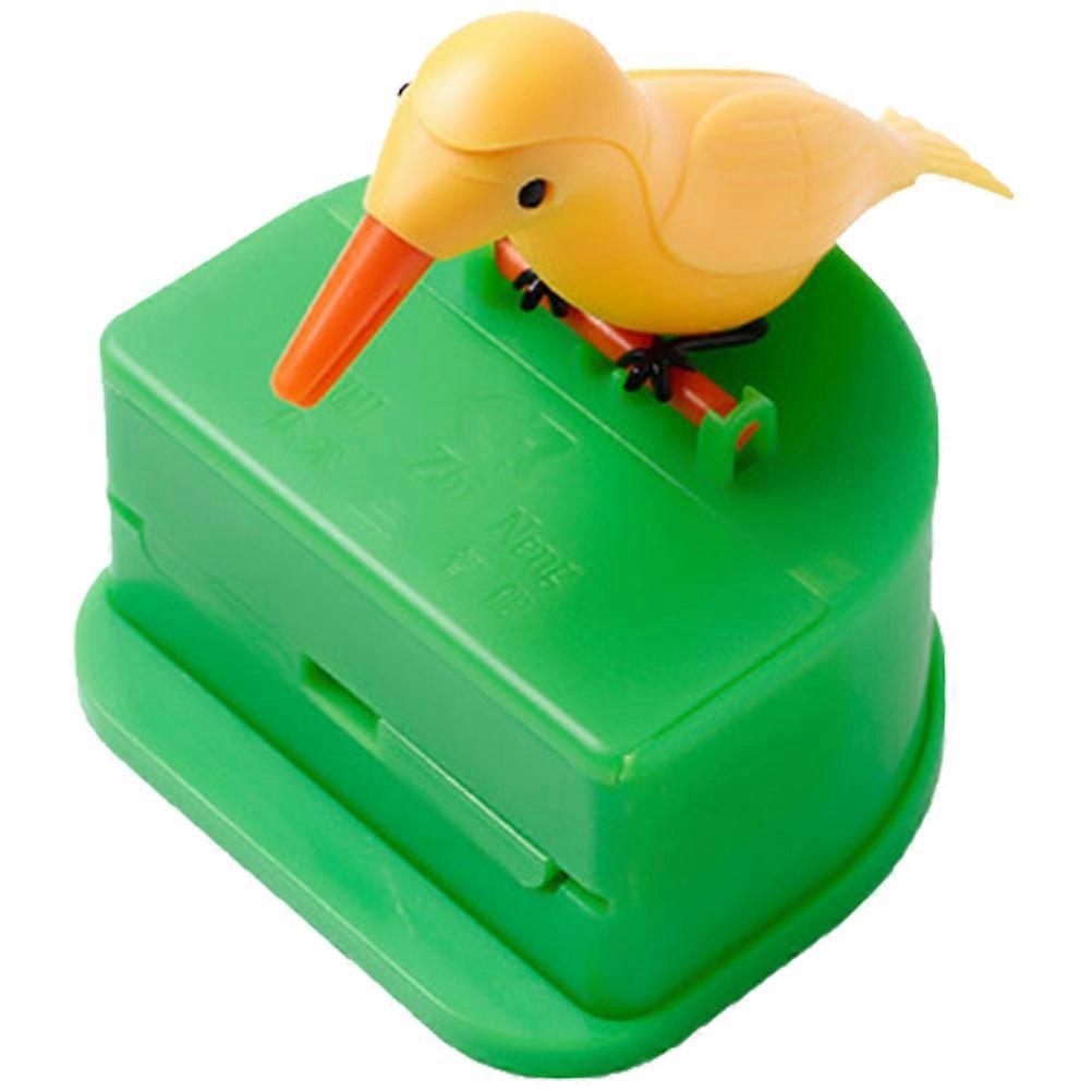 Automatic Toothpick Dispenser Creative Bird Toothpick Holder for Home Use