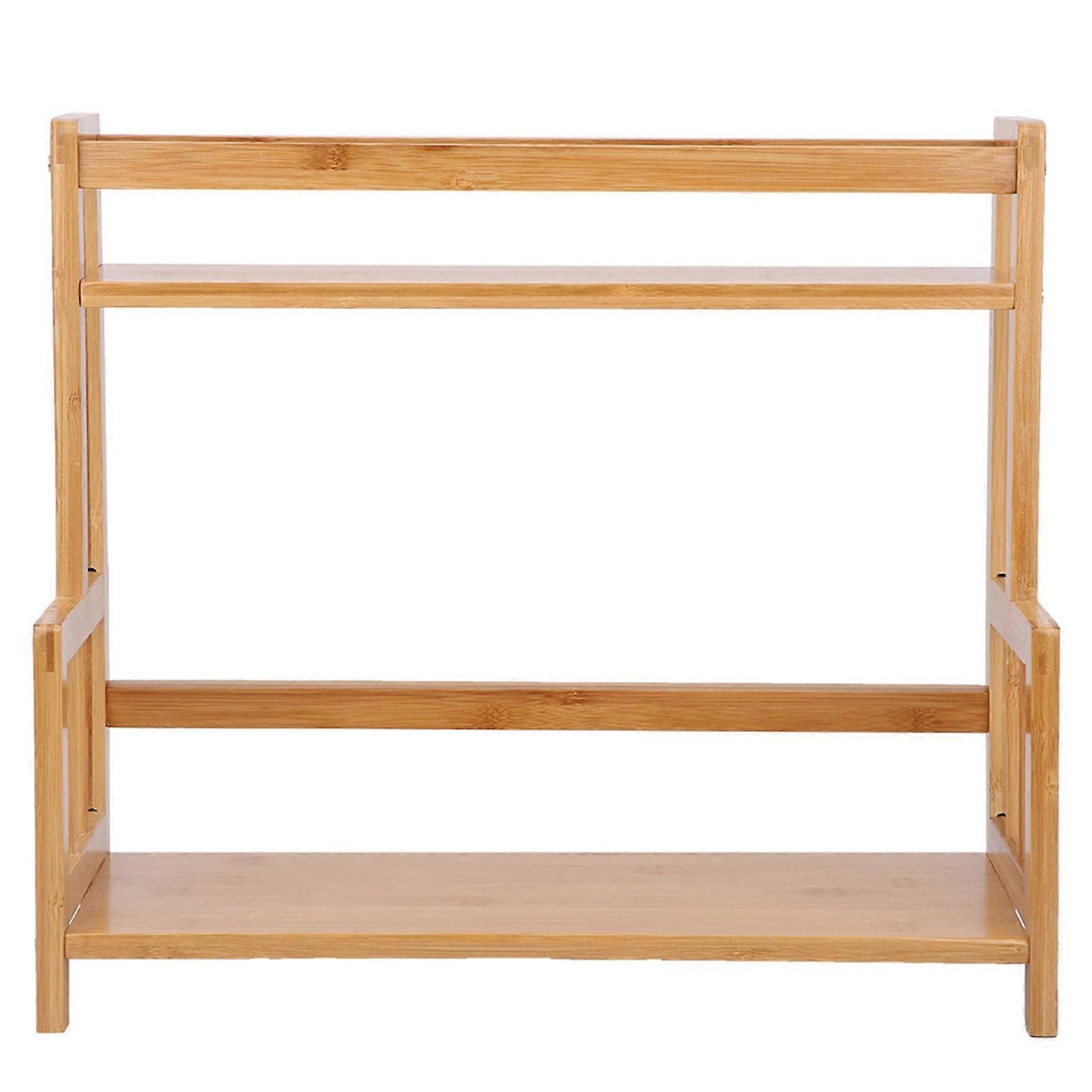 Kitchen Shelf Multifunction Countertop 2?Layer Kitchen Spice Seasoning Rack Shelf Storage Organizer