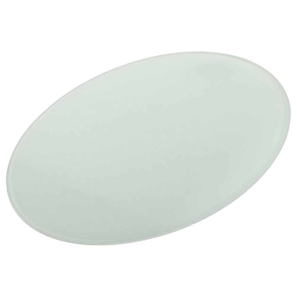 Round Tempered Glass Cutting Board for Vegetable Cutting White