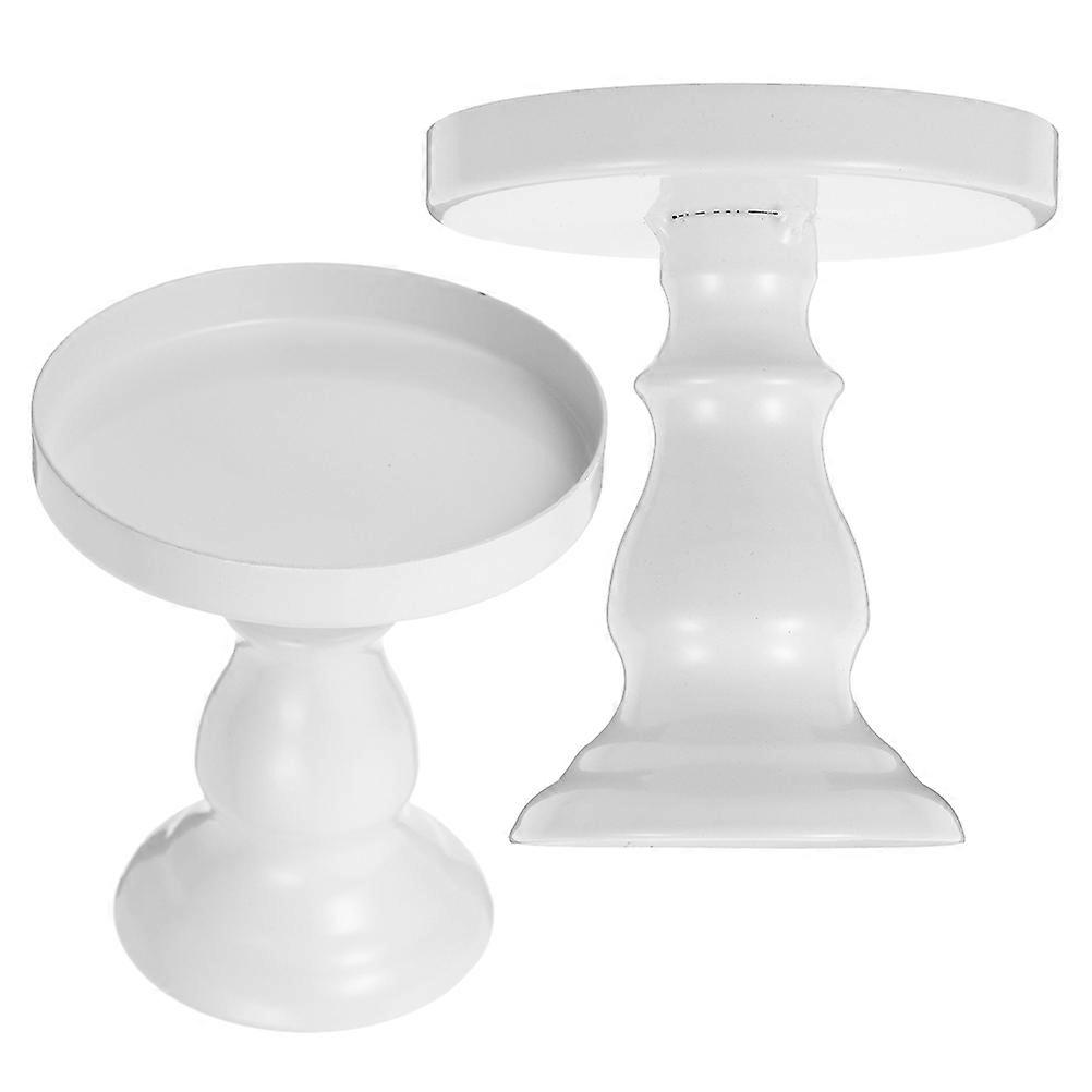 Fruit Tray Egg Cake Plate for Display 2Pcs Small Cake Stand Snack Tray