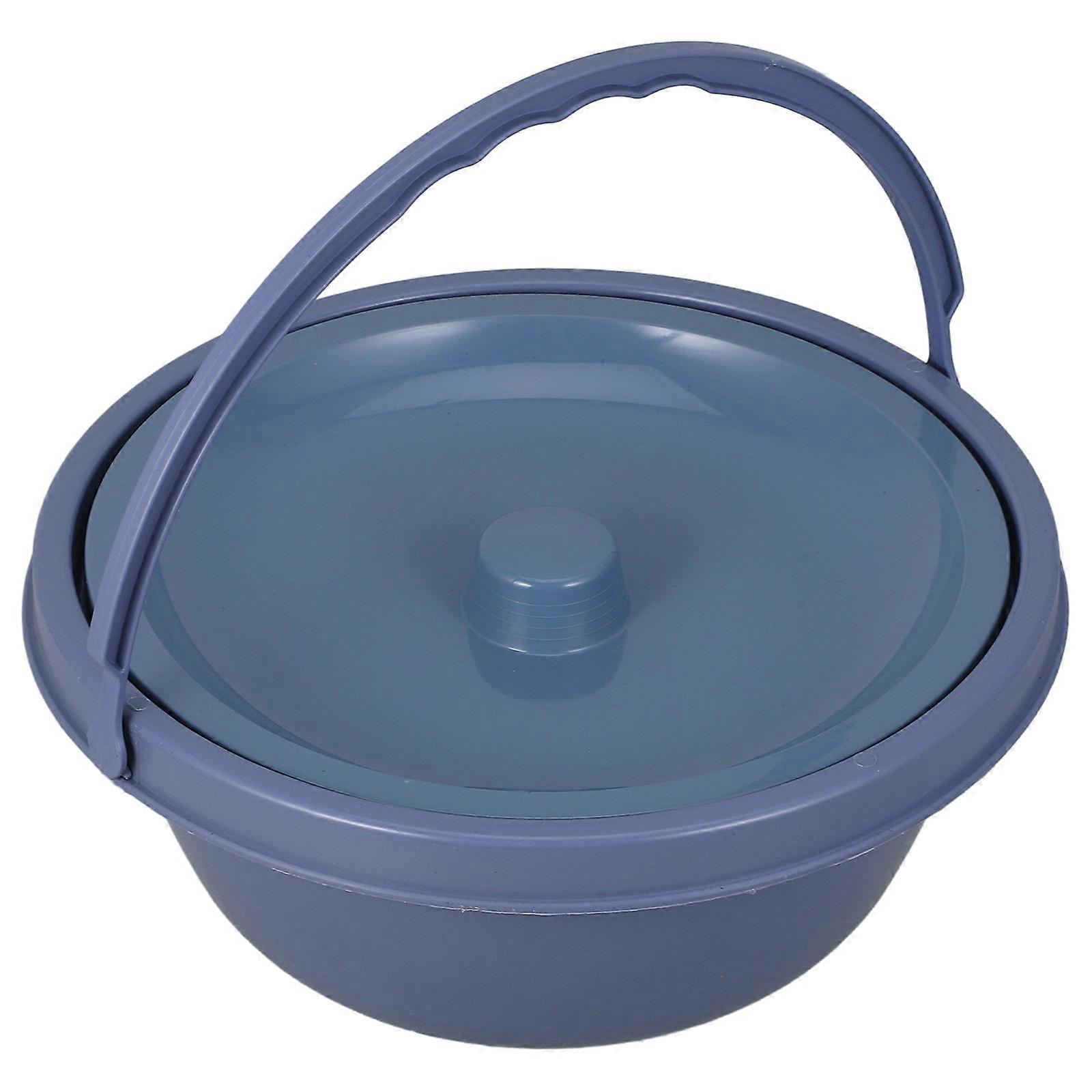 Portable Toilet Plastic Chamber Pot for Peeing with Compact Design