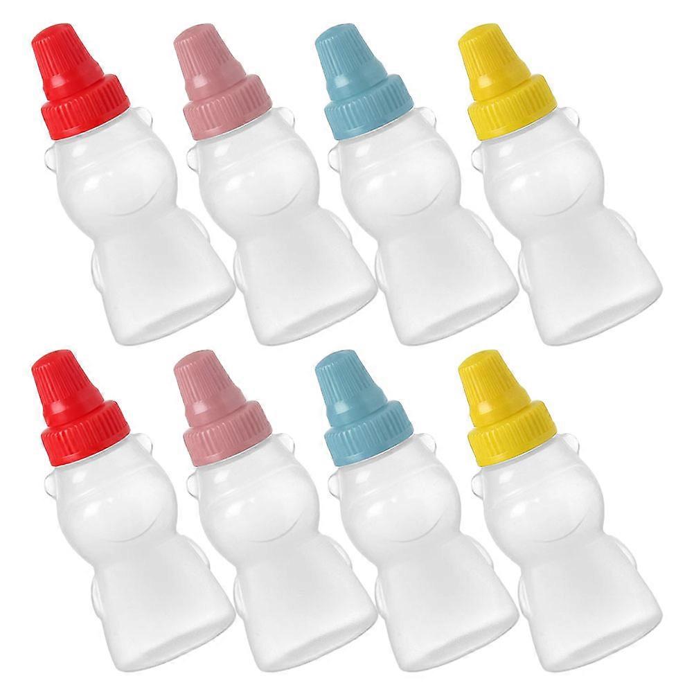 40 Pcs Assorted Color Squeeze Container Condiment Bottles Cooking Utensils Perfect For Outdoor Use And Picnics