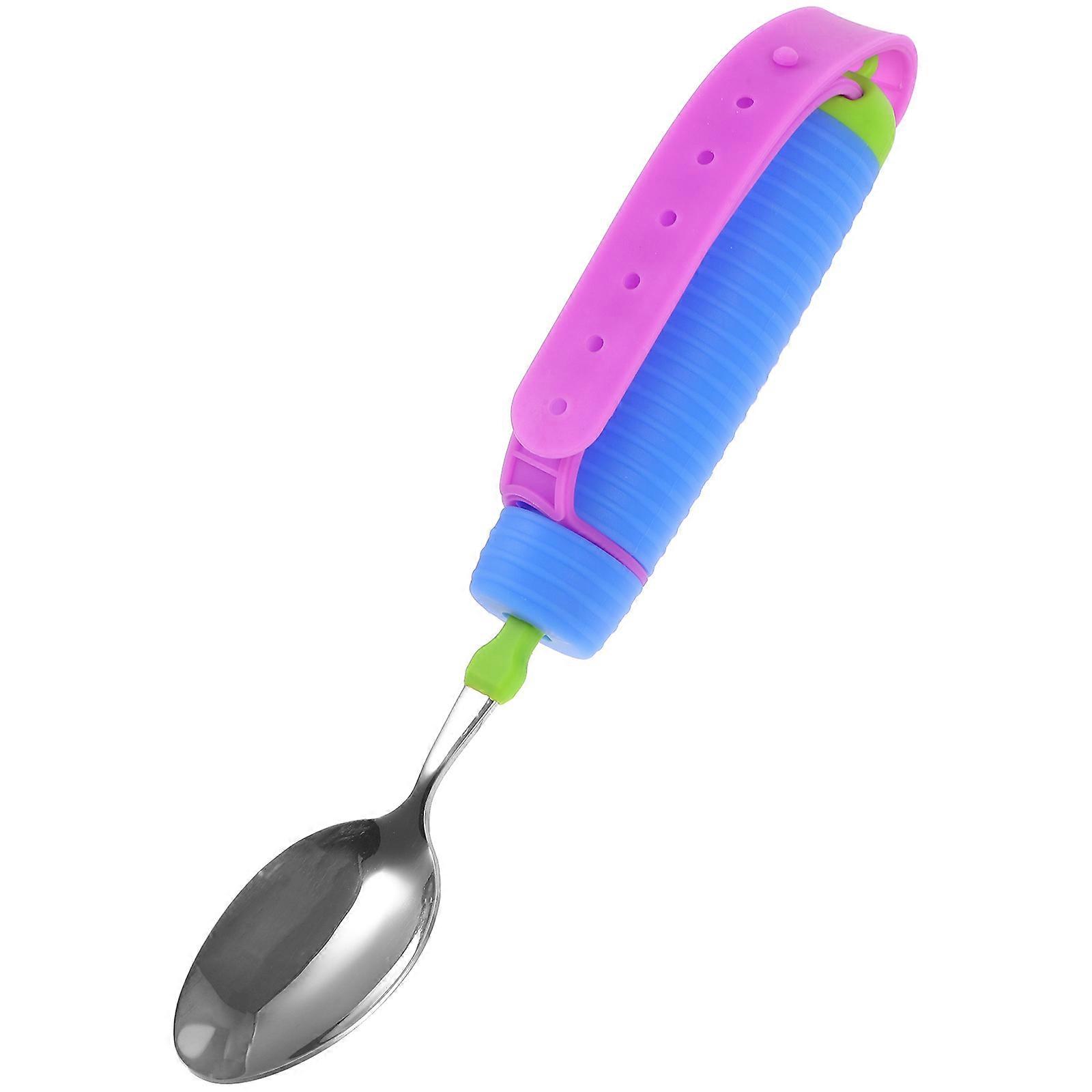 Adaptive Spoon 5Pcs for Portable Use with Non-Slip Feature