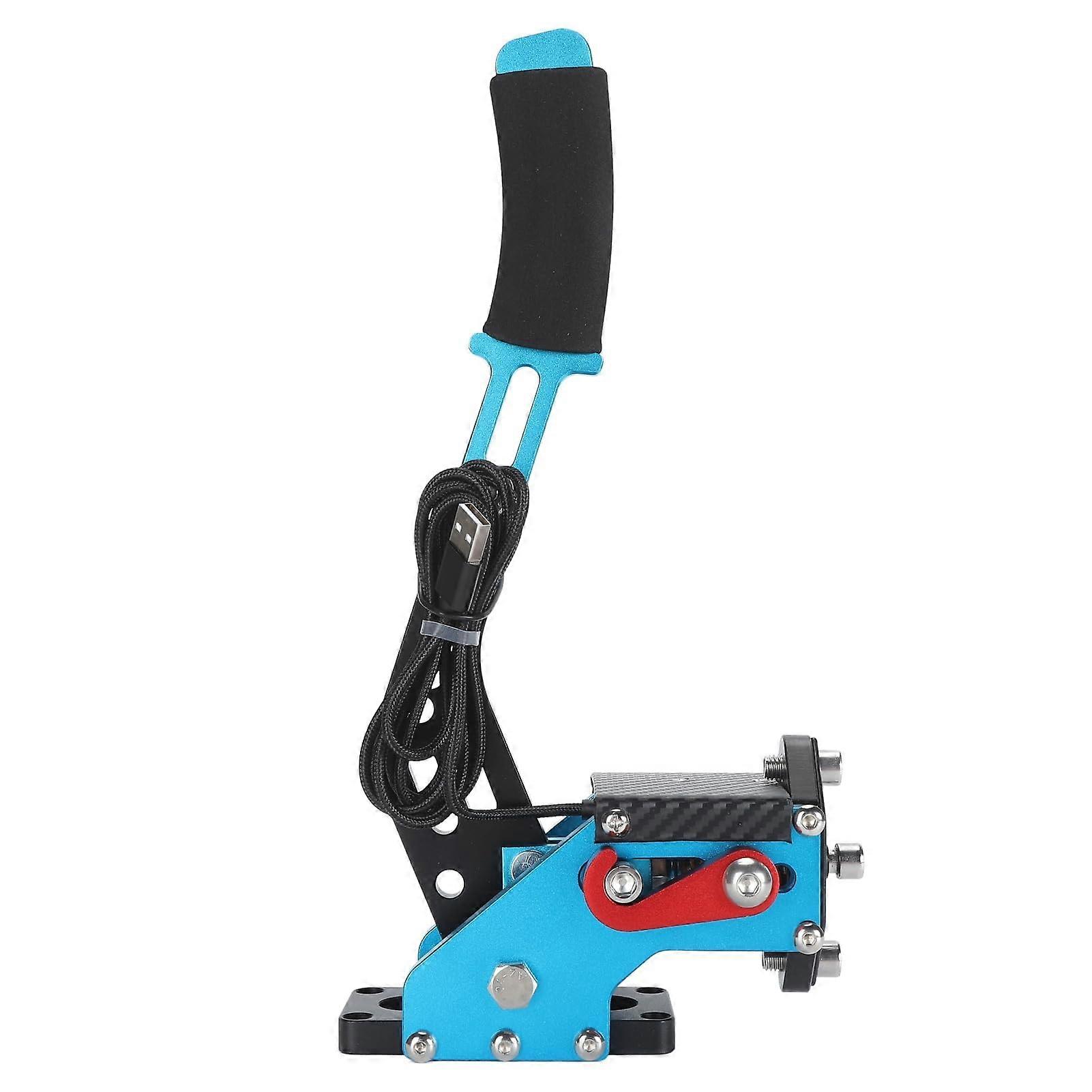 PC USB Racing Handbrake 16Bit Analog for Logitech G920 G923 G27 G25 G29 T500 T300 Blue