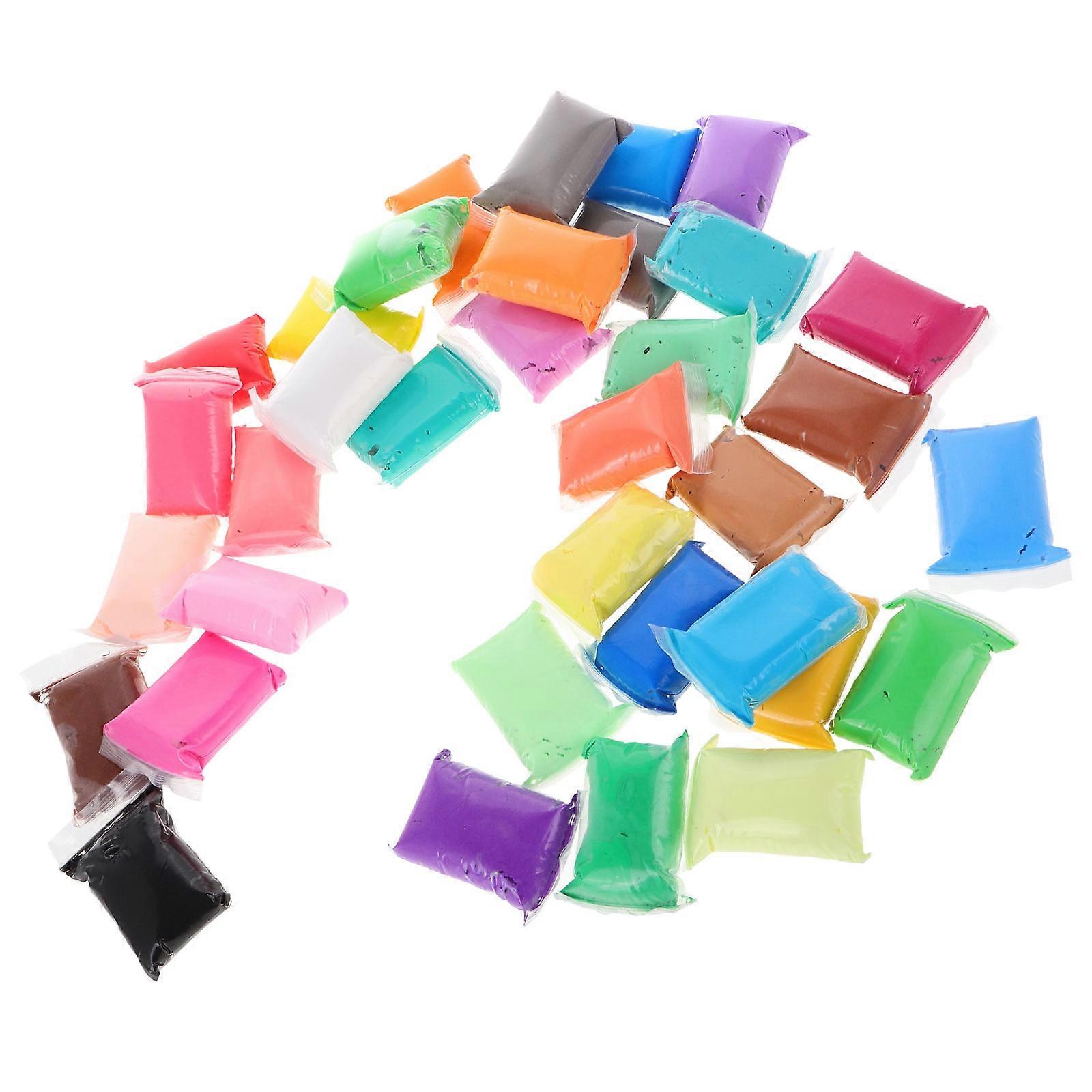 Air Dry Clay Kit Modeling Clay for DIY Use 36 Colors Soft Non Sticky Set