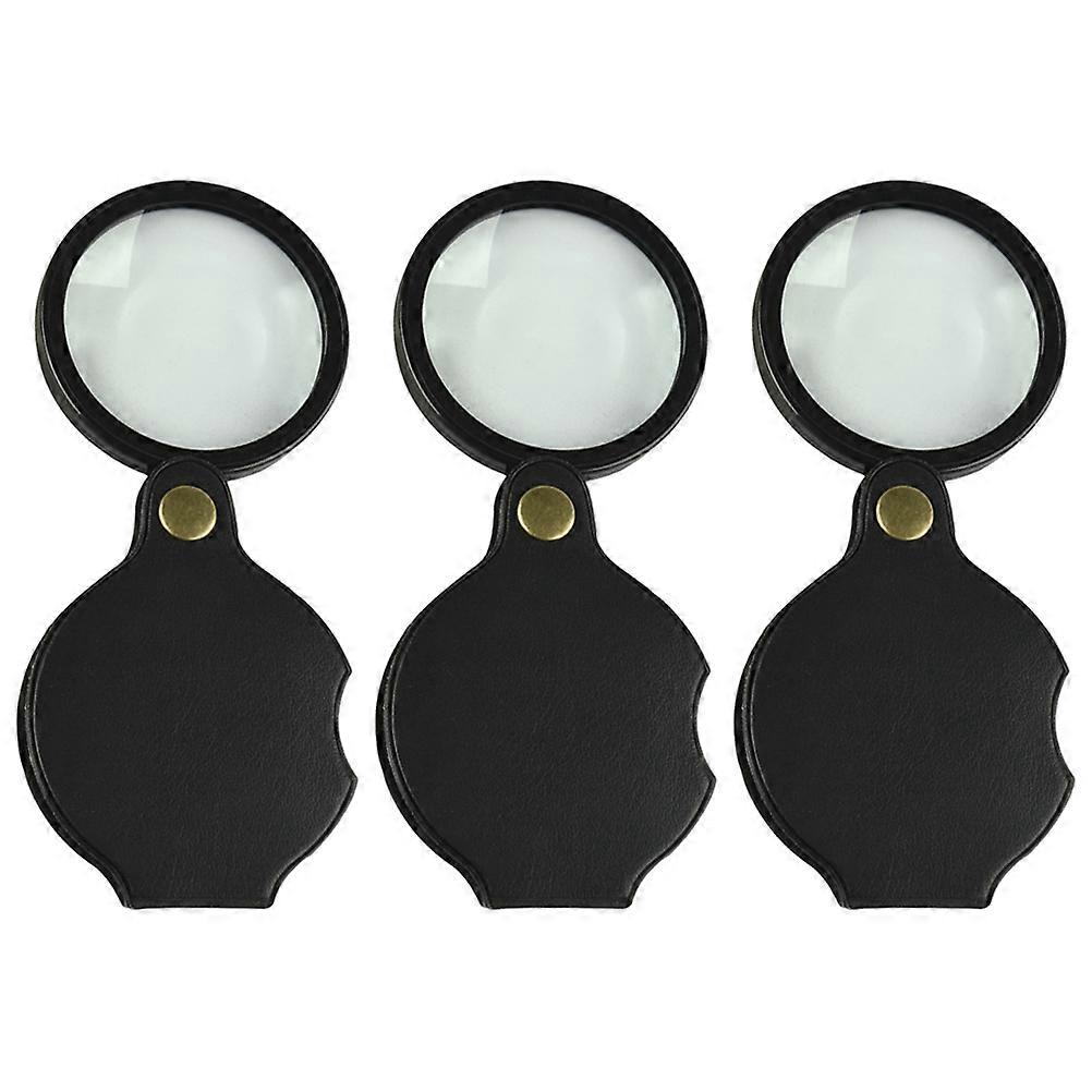 Handheld Reading Magnifier Foldable Magnifier for Home Use 6Pcs