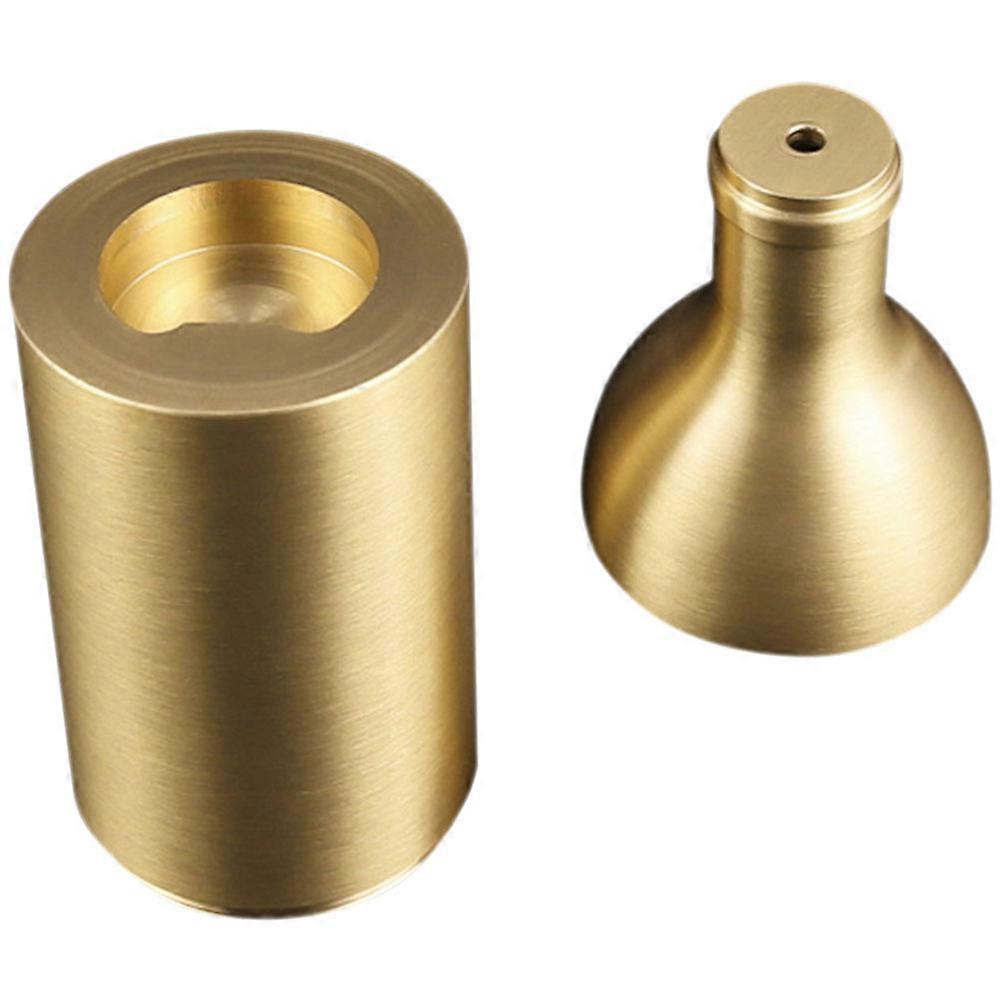 Golden Toothpick Box with Bottle Opener for Storage Use