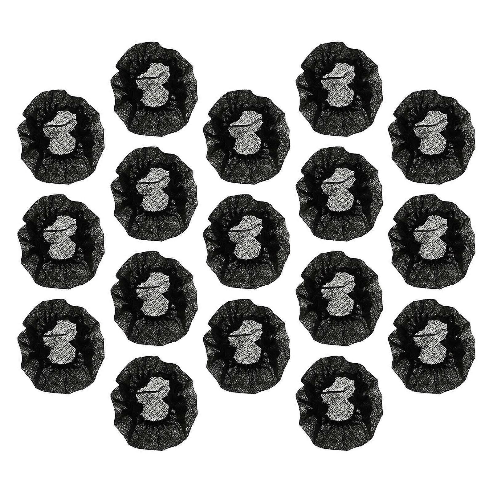 Splash-Proof Microphone Sleeve Black Disposable Covers 100Pcs Pack