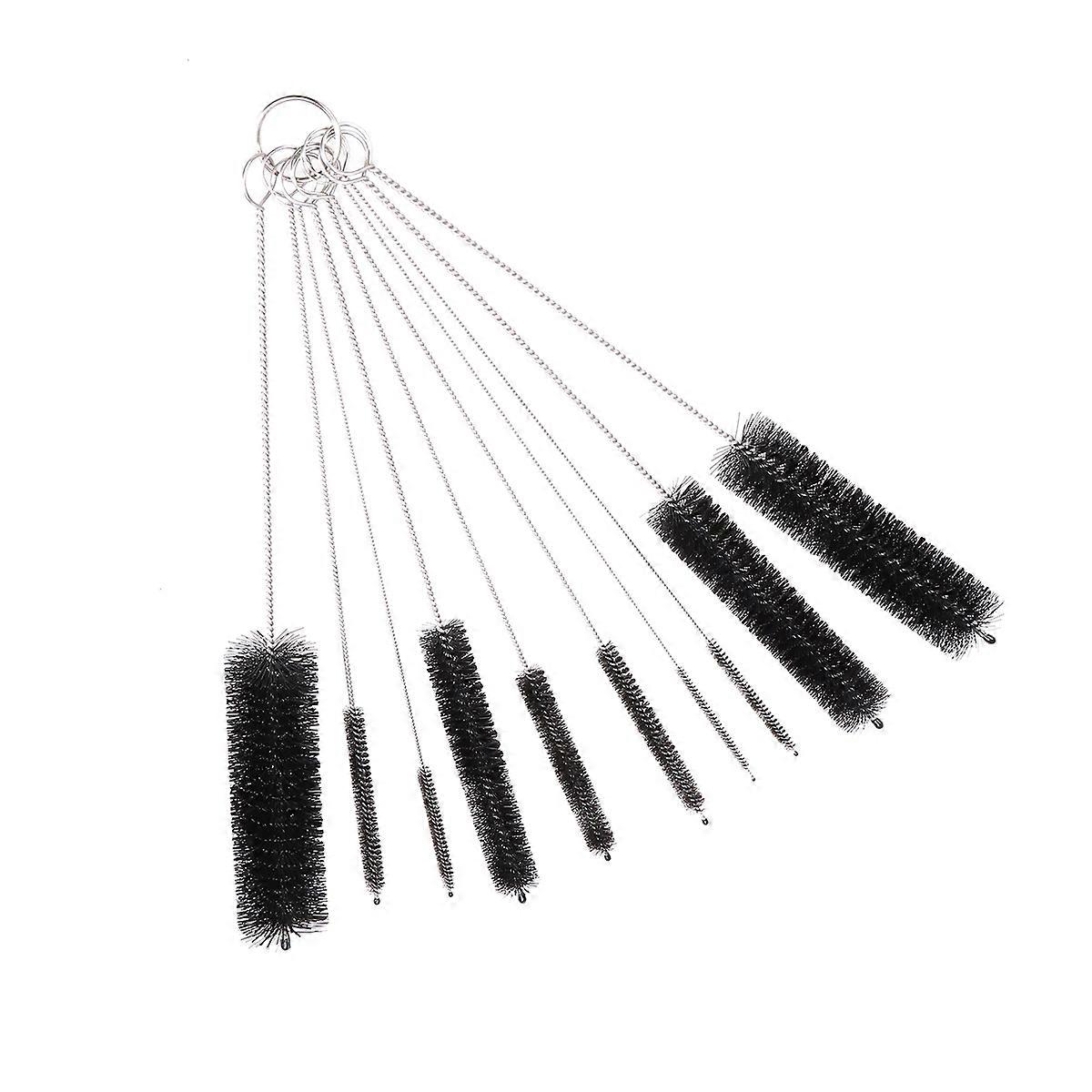 Black Nylon Brush Set for Pipe Cleaning with 30Pcs Nylon Tubes