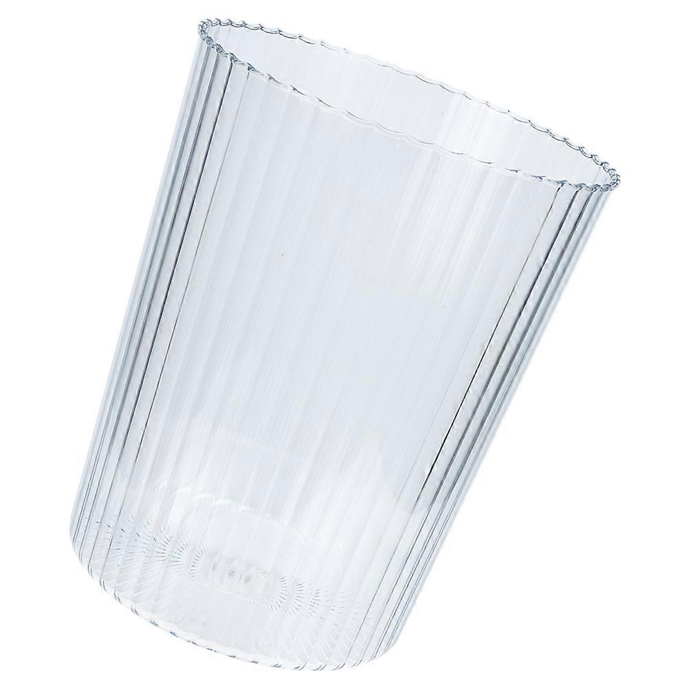 Clear Trash Can Thickened No Lid Trash Can for Storage Use