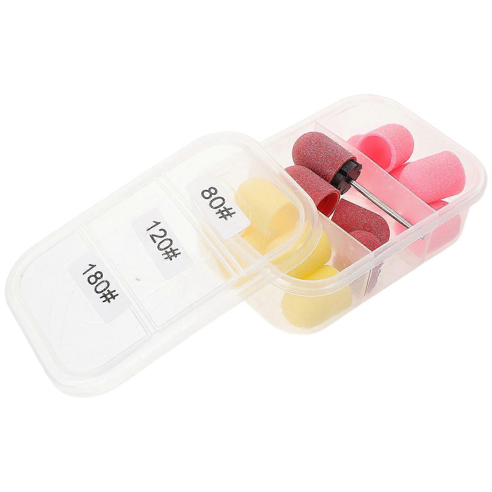 Replacement Nail Sanding Caps for Gel Nails 1 Box Sanding Caps Set