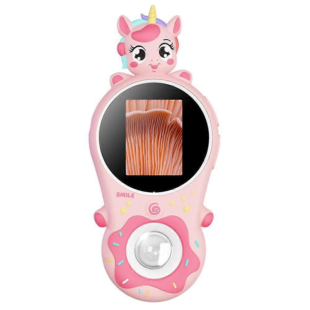 Mini Kids Optical Microscope 500x Magnification Camera Lens B